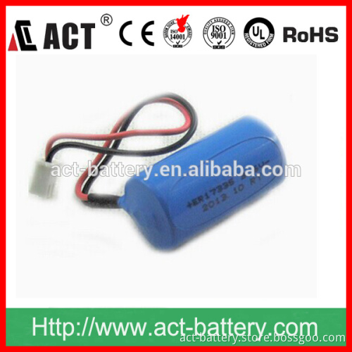 lithium battery er17335m lisocl2 3.6v 1.7ah er17335m battery
